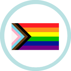 Progress Pride Flag Badge
