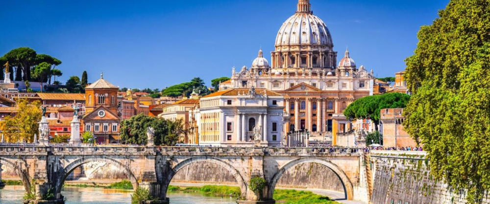 A cityscape of Rome